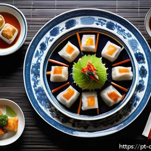 Home 31 중식조리 자격증 취득 후 포트폴리오 작성 - A beautifully arranged portfolio layout showcasing authentic Chinese dishes such as Peking Duck, Dim...